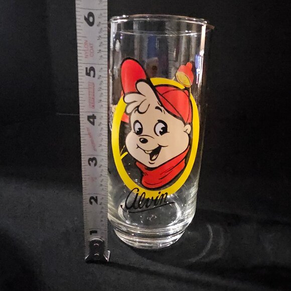 Alvin The Chipmunk Glass 1985 Bagdasarian Productions Vintage - Picture 10 of 10